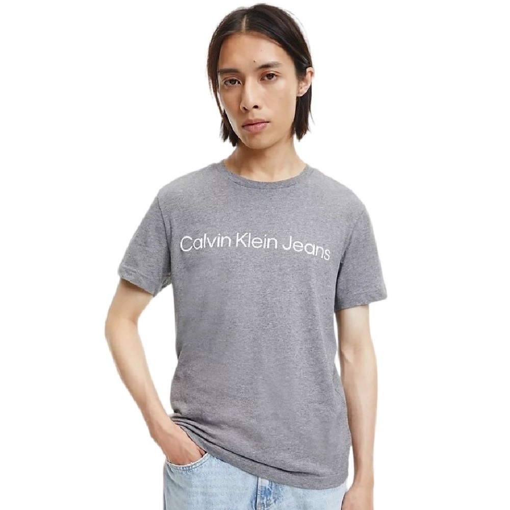 Calvin klein institutional 2024 logo tee